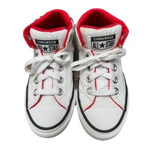 Converse Chuck Taylor All Star Axel Patchwork White Red Blue Shoes Boy Unisex 13